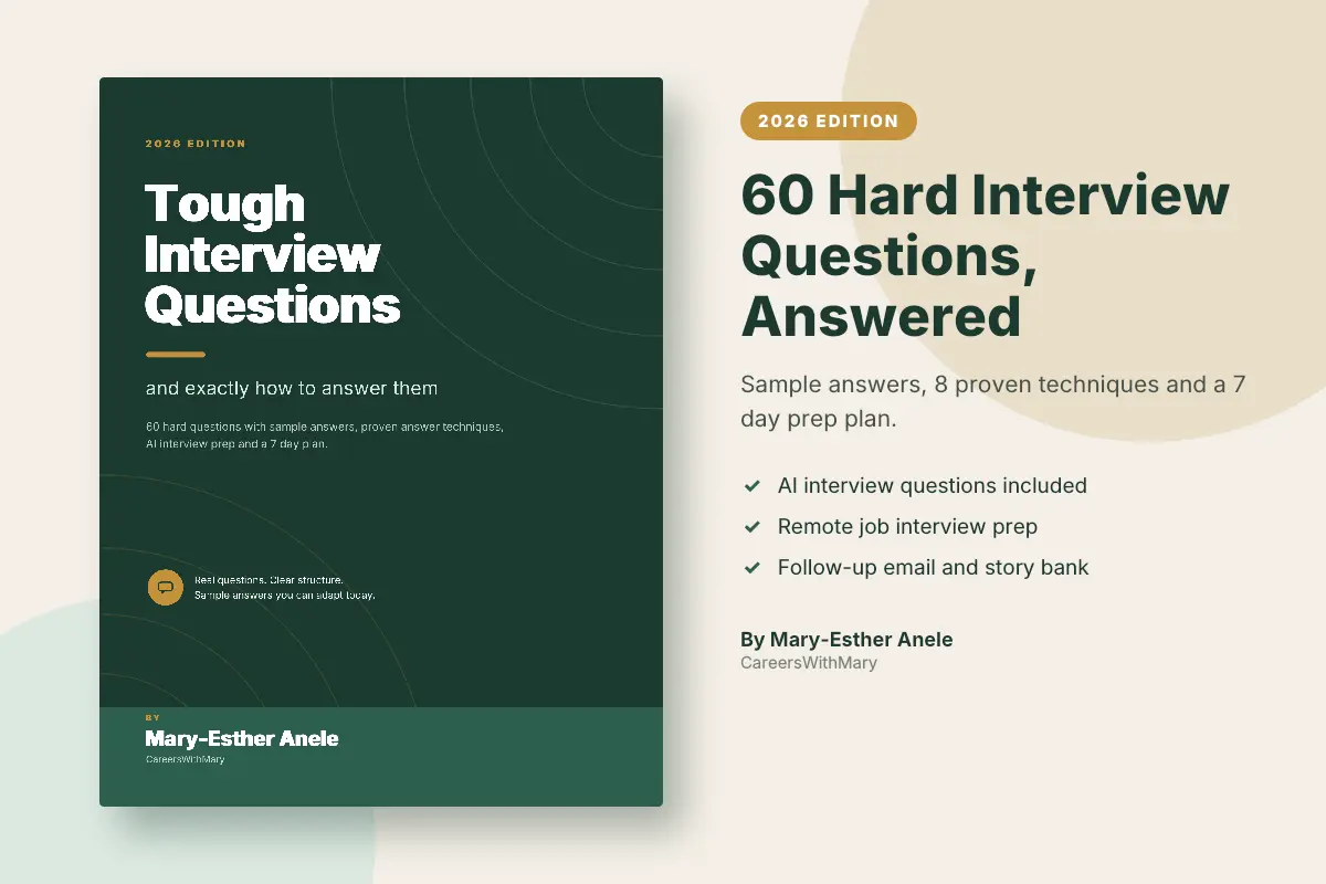 The Tough Interview Playbook cover
